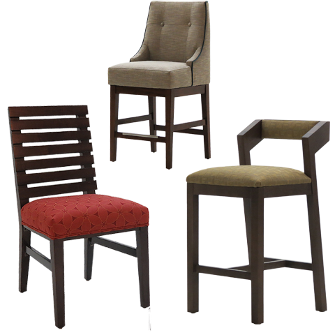 Wood Chairs & Barstools